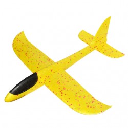 Aerodünaamiline lennuk 47x49 cm, kollane