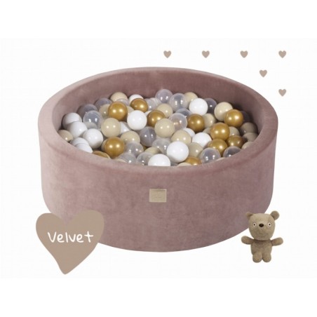 Pallimeri Teddy bear velvet H30 + 250 palli