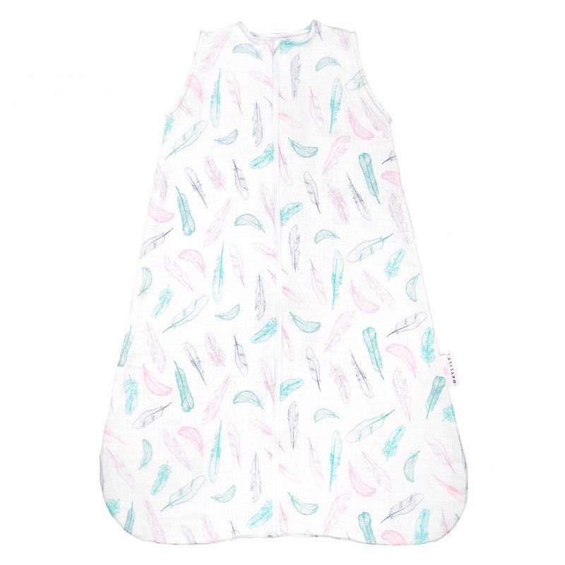 Õhuke magamiskott TOG 0,5 bambus, paradise feathers