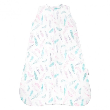 Õhuke magamiskott TOG 0,5 bambus, paradise feathers