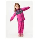 Softshell püksid fliisvoodriga Basic väikelastele, fuksia/lilled