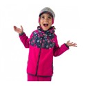 Laste softshell jope fliisvoodriga Basic, fuksia/lilled