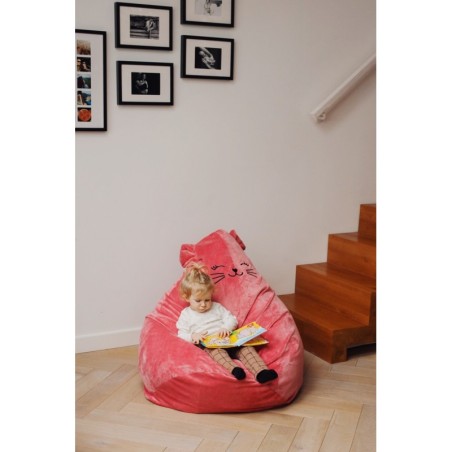 Laste kott-tool Kiisu, roosa