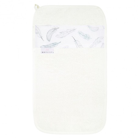 Bambus käterätik, valge/heavenly feathers