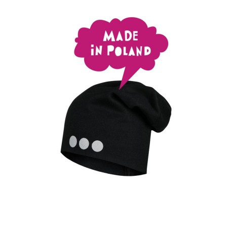 Helkuritega beanie müts, must