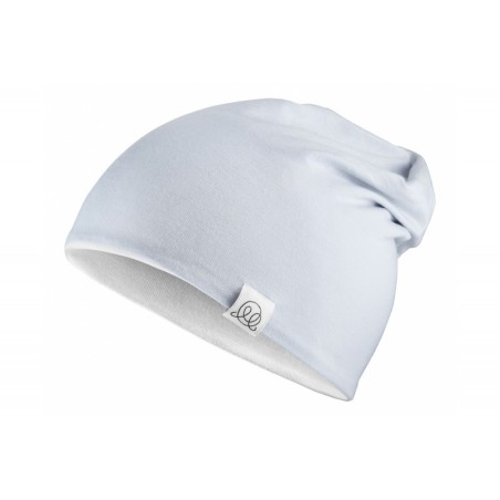 Müts, bambus, valge-helehall