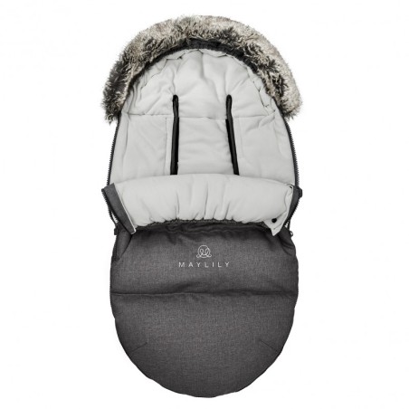 Soojakott vankrisse, 0-24 kuud, tumehall