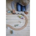 Puidust rongiraja komplekt