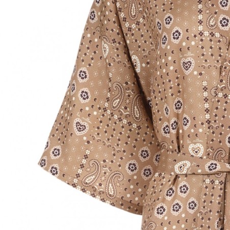 Bambusest kimono BANDANA MOCCA