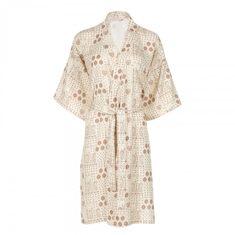 Bamboo Kimono BANDANA CREAM