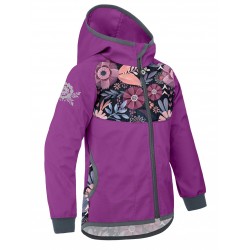 Laste softshell jope ilma voodrita, lilla/magic...