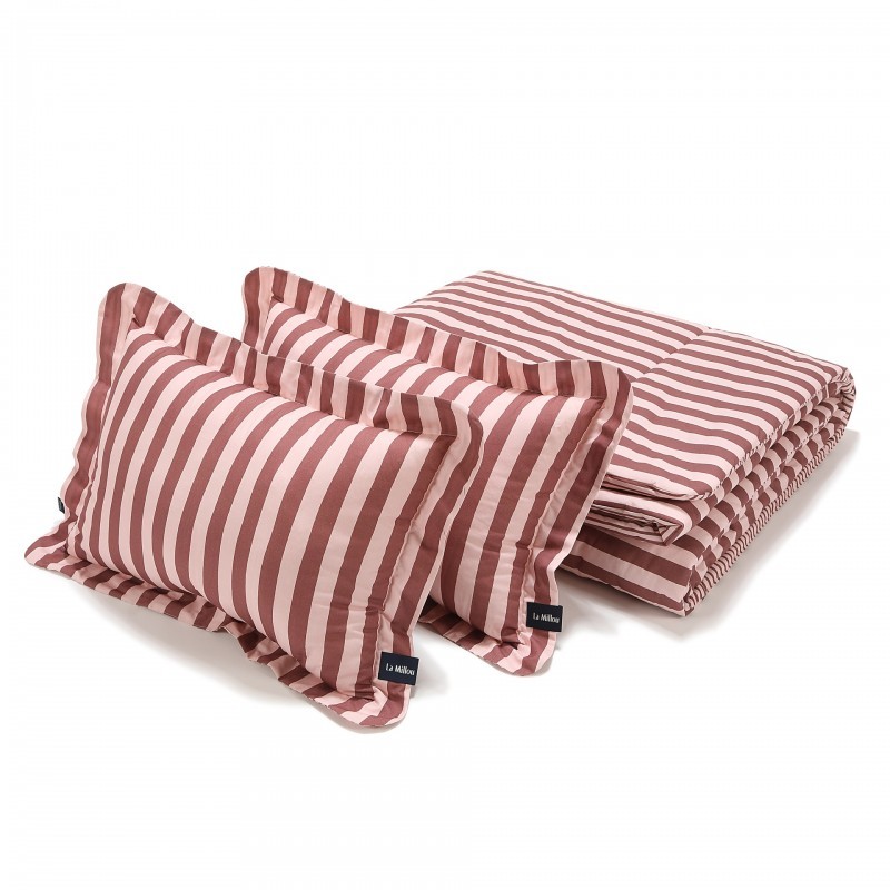 Puuvillane voodipesukomplekt STRIPES PINK