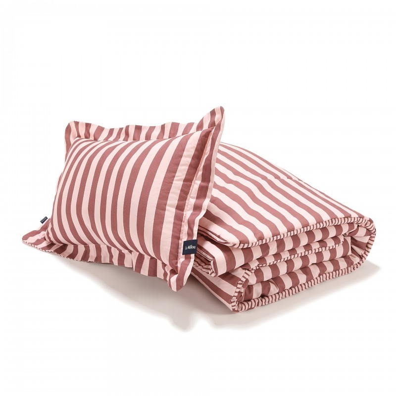 Puuvillane voodipesukomplekt STRIPES PINK