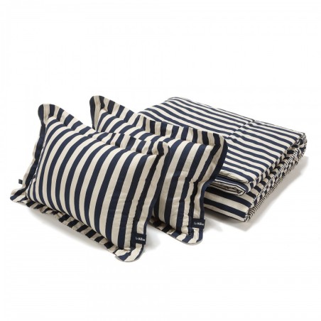 Puuvillane voodipesukomplekt STRIPES NAVY
