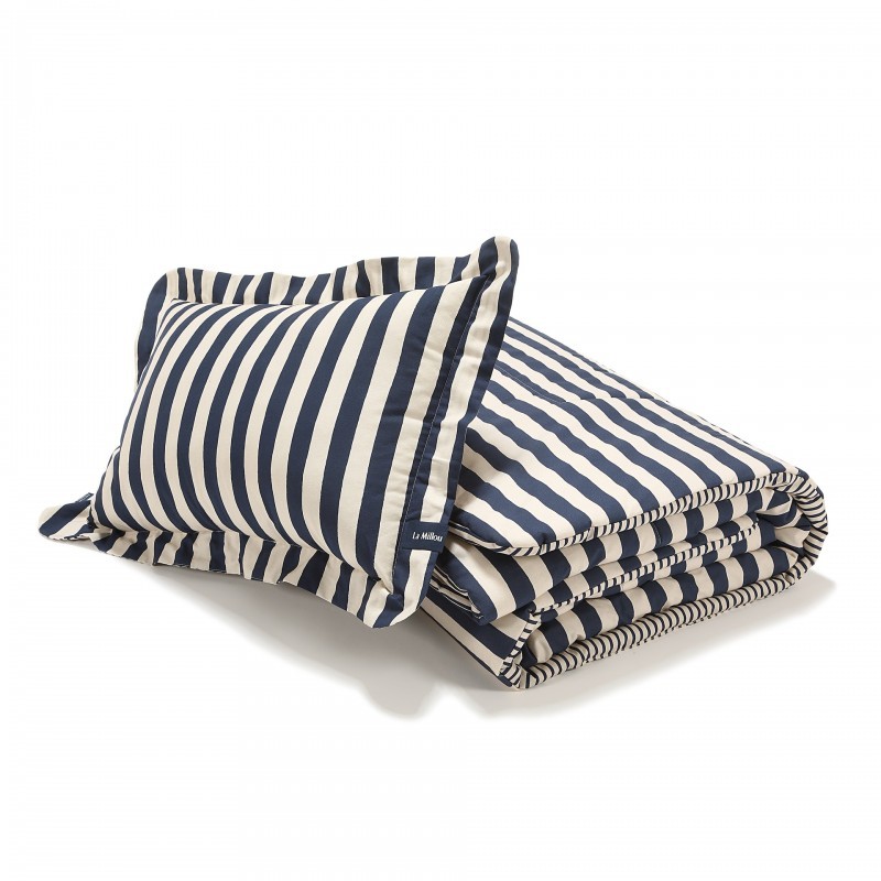 Puuvillane voodipesukomplekt STRIPES NAVY