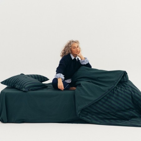 Puuvillane voodipesukomplekt STRIPES GREEN