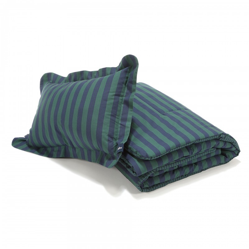 Puuvillane voodipesukomplekt STRIPES GREEN