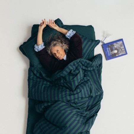 Puuvillane voodipesukomplekt STRIPES GREEN