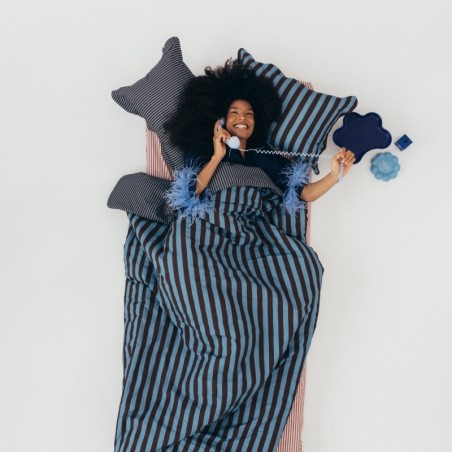 Puuvillane voodipesukomplekt STRIPES BLUE