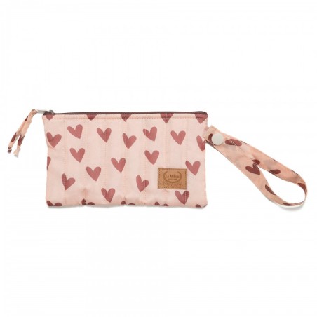 Nailonist polsterdatud kott HEARTBEAT PINK