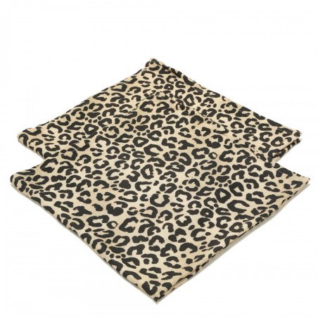 Bamboo Square komplekt LEOPARD CREAM, autor Magdalena Lamparska