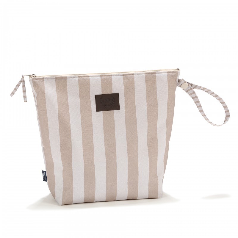 Veekindel tualett-tarvete kott STRIPES BEEGE