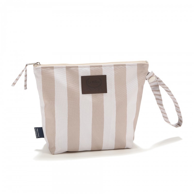 Veekindel tualett-tarvete kott STRIPES BEEGE