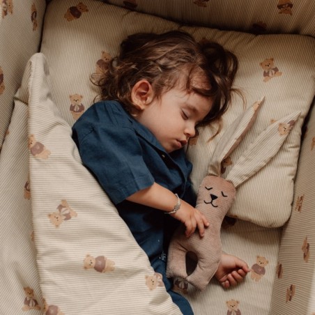 Kummiga puuvillane voodilina elastne BABY BEAR