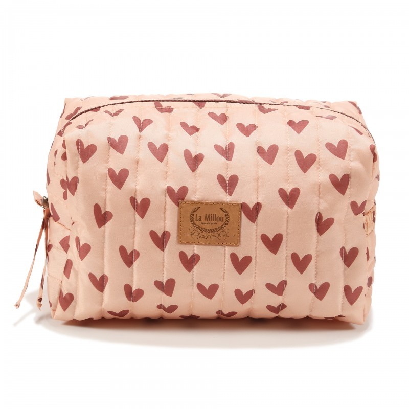 Tualett-tarvete kott Nailonist HEARTBEAT PINK