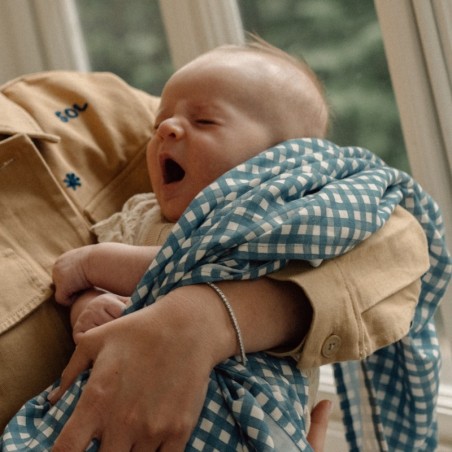 Bamboo Swaddle BERRY VICHY