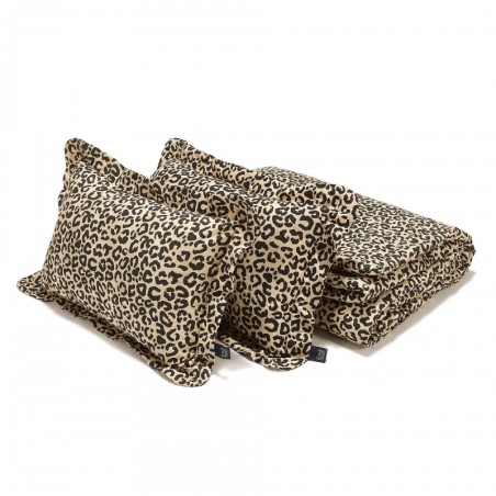 Magdalena Lamparska puuvillane voodipesukomplekt LEOPARD CREAM