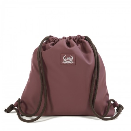 Seljakott kummist kott BURGUNDY