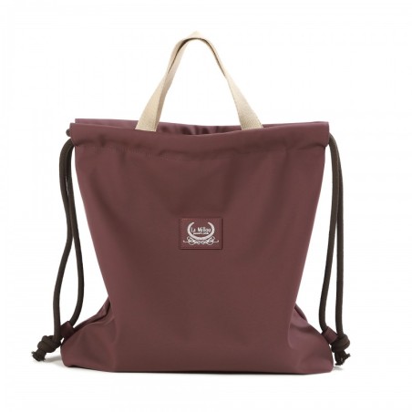 Seljakott kummist kott BURGUNDY