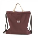 Seljakott kummist kott BURGUNDY