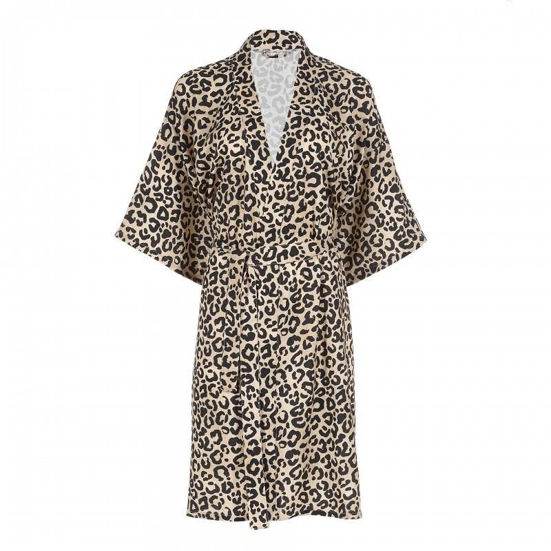 Bamboo kimono LEOPARD CREAM, autor Magdalena Lamparska