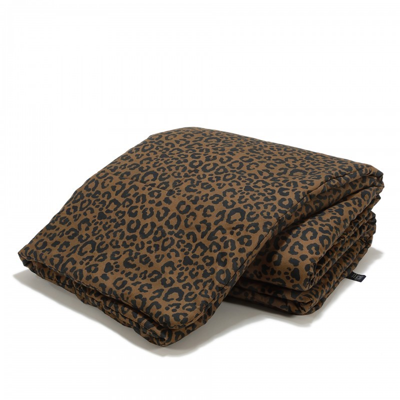 Magdalena Lamparska puuvillane tekk LEOPARD CHOCO