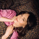 Magdalena Lamparska puuvillane tekk LEOPARD CHOCO