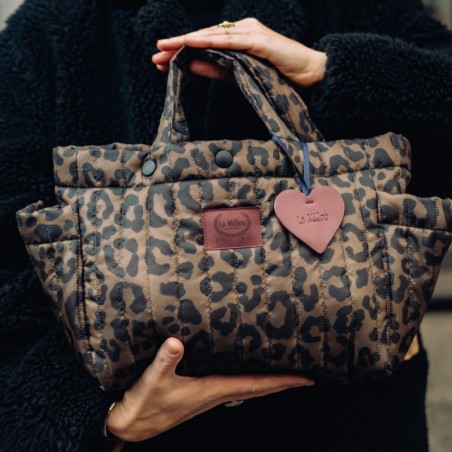 Käru korraldaja nailon LEOPARD CHOCO autor Magdalena Lamparska