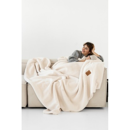 Karvane tekk Teddy Bear CREAM