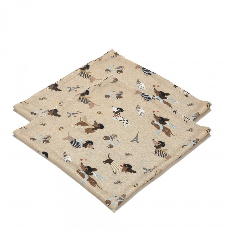 Bamboo Square komplekt PIERRE THE DOG