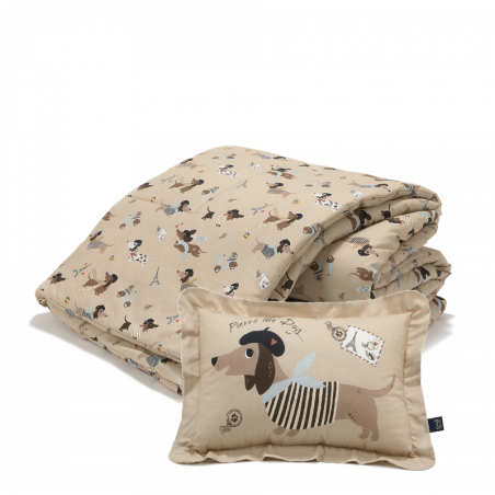 Puuvillane voodipesukomplekt PIERRE THE DOG