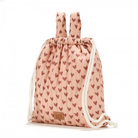 Käru seljakott Nailonist HEARTBEAT PINK