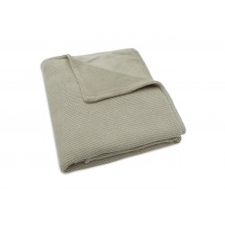 Kootud tekk 100x150 cm Basic Knit Olive...