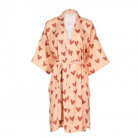 Bambusest kimono HEARTBEAT PINK
