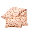 Puuvillane voodipesukomplekt HEARTBEAT PINK
