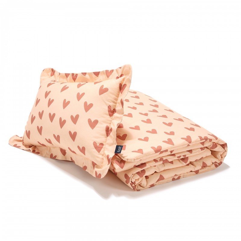 Puuvillane voodipesukomplekt HEARTBEAT PINK
