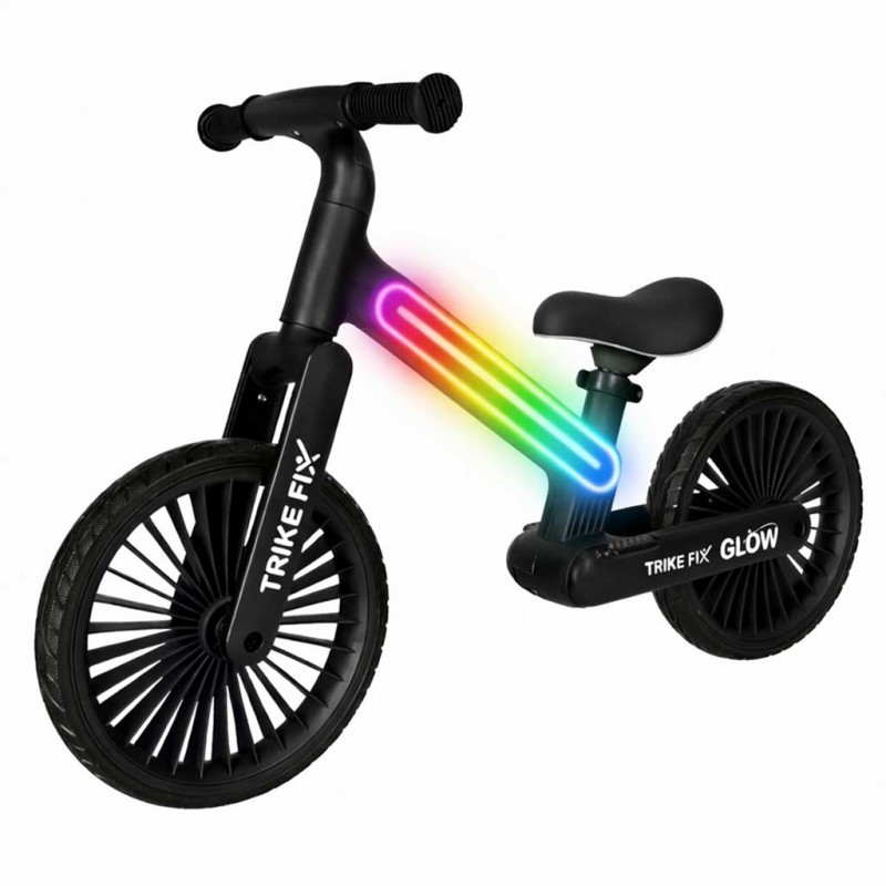 Trike Fix Glow jooksuratas LED-valgustusega must