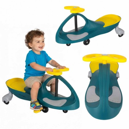 Gravitatsiooni rullirada helendavad LED rattad roheline kollane