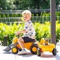 FALK Komatsu sõidutraktor koos ekskavaatori kopa ja haagisega