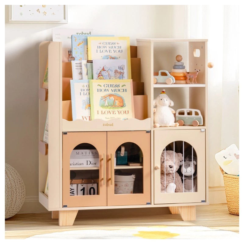 Lastetoa riiul panipaik mänguasjadele, karamell